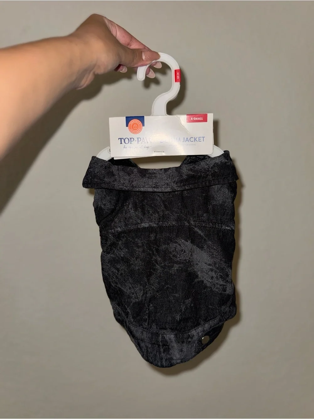 Top Paw Black Dog Vest Jacket